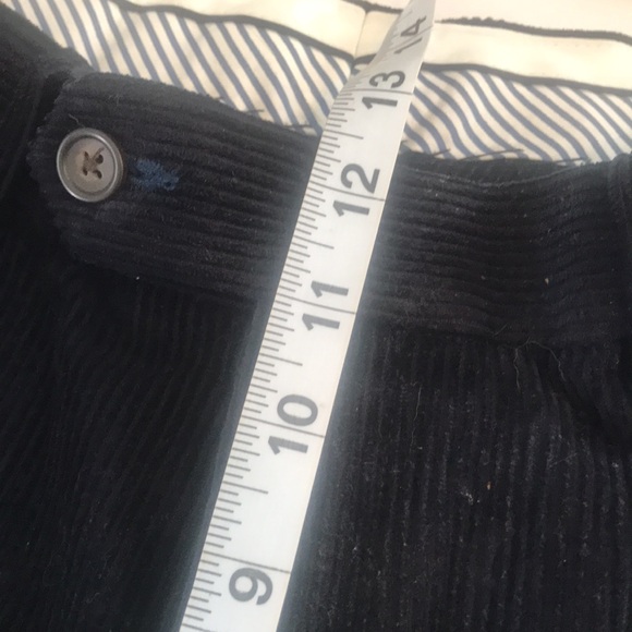 Lauren Ralph Lauren Corduroy Pants Mens 32x30 Navy Blue Cuffed Hem Pleated Front - Picture 9 of 10